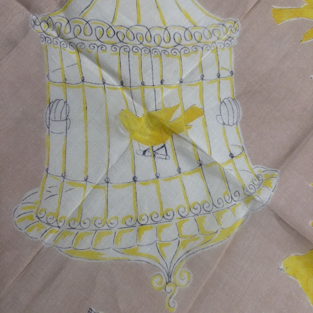 Print Silk Scarf 15